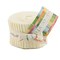 Bella Solids 2.5" Strip Junior Roll (Junior Jelly Roll) in Snow by Moda for Moda (9900JJR 11)
